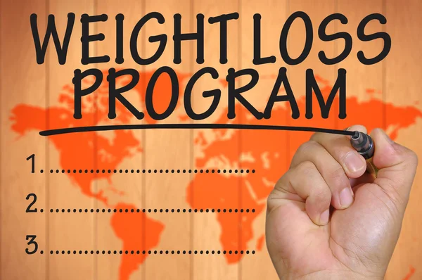 Hand writing weight loss program