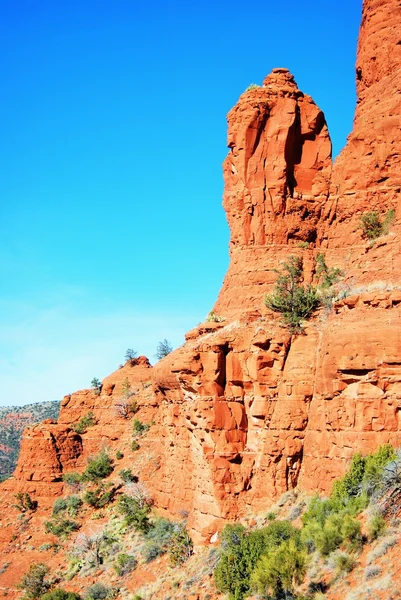 The majestic red rock spires of Sedona, Arizona.