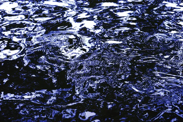 Blue abstract water filter