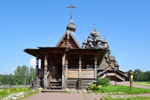 Wooden church (Pokrovskaya church).  Wooden architecture