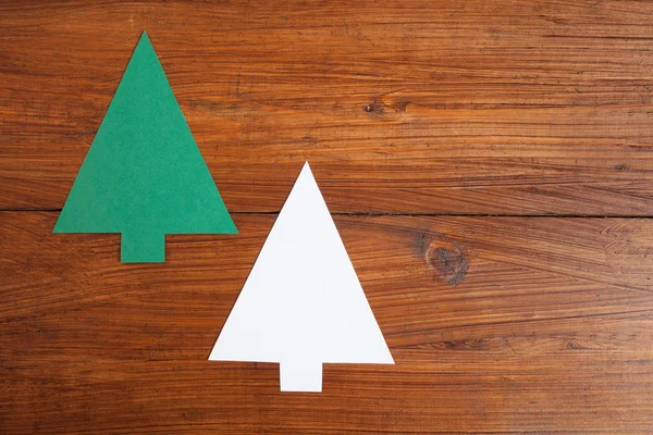Simple paper fir trees
