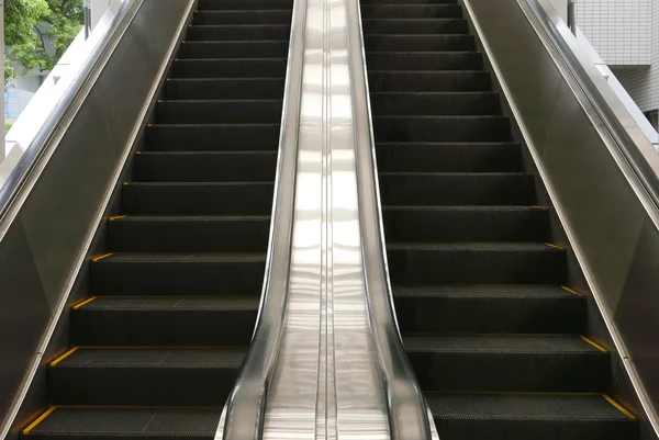 Moving lift escalator perspective angle