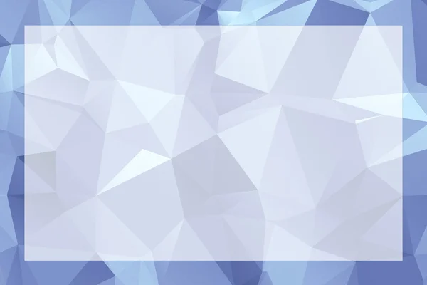 Polygonal geometric abstract textured border and background blue