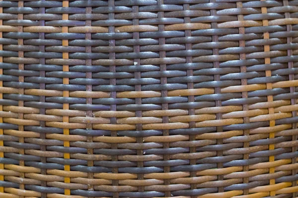 Woven basket in close up