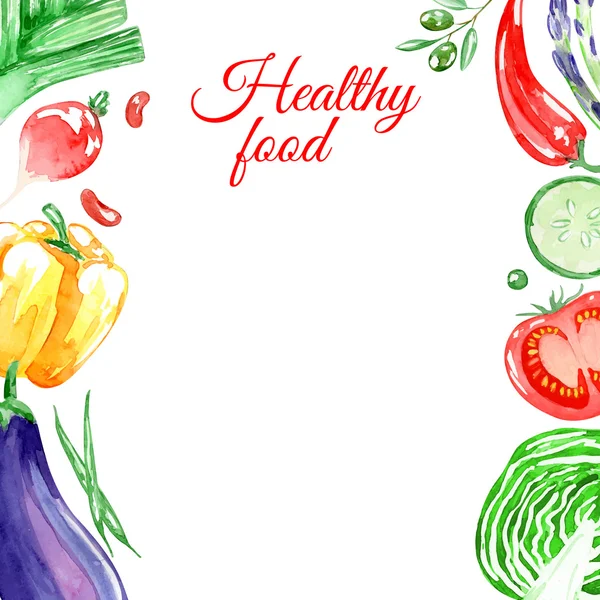 Healthy food background