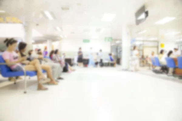 Blurred background Patient waiting for see doctor, abstract back