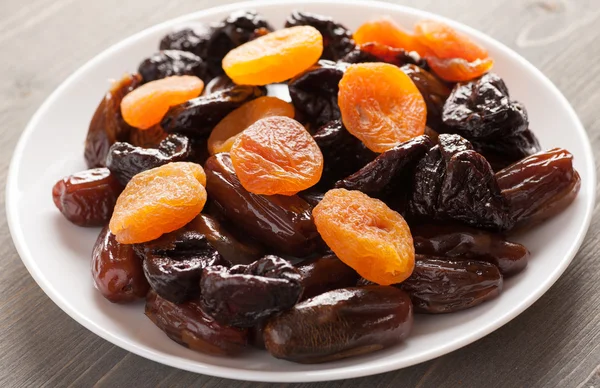 Prunes with dried apricots and dates