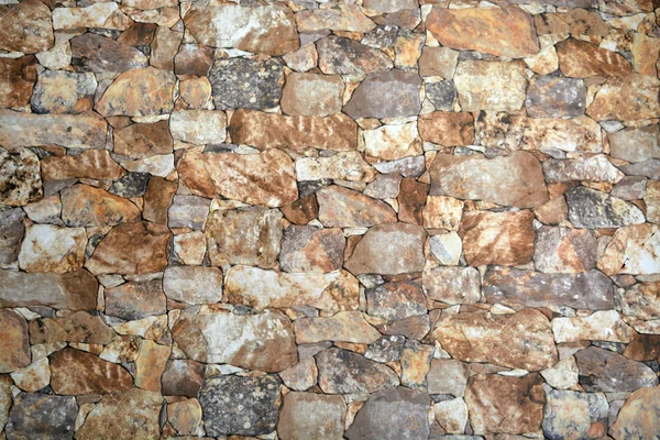 Seamless texture brown stones - Stone tile floor paving fragment