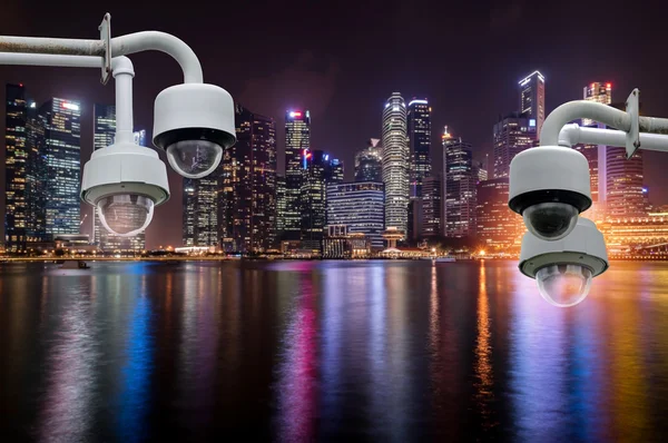 CCTV camera and the city