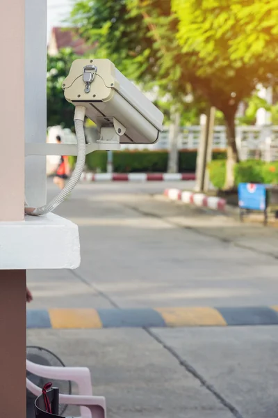Closeup CCTV security camera