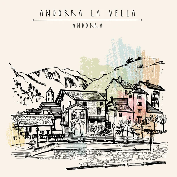 Andorra la Vella European town in Pyrenees