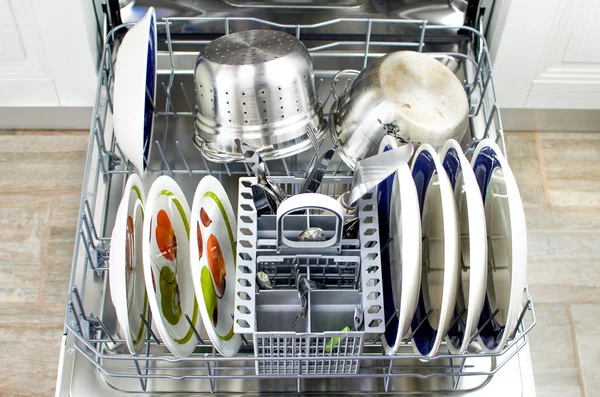 Open dishwasher - housekeeping appliances chores