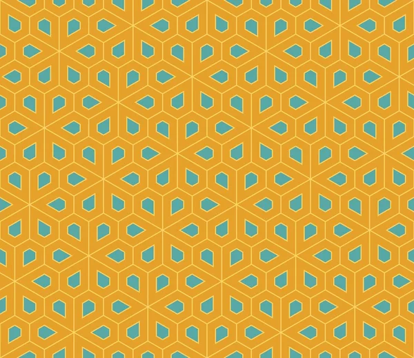 Vector Modern Seamless Colorful Geometry Pattern Flowers Pentagon