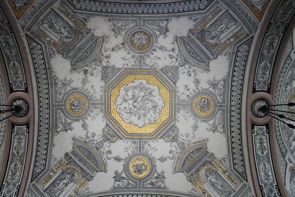Painted ceiling in the church