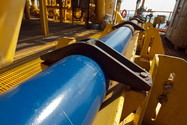 Oil and gas offshore industry pipe work