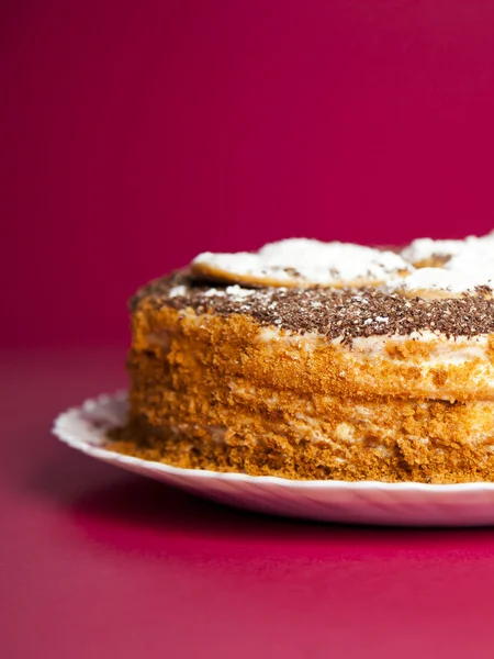 Cake with chocolate crumb.