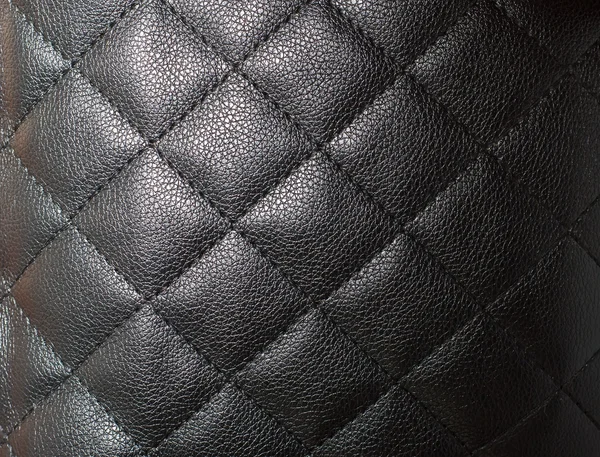 Texture leather quilted, black cloth for background and texture