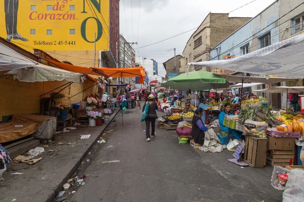 Street market in La Paz, Bolivia