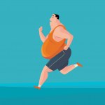 fat guy in joggers
