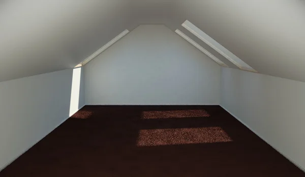 Concept finishing the attic rooms for accommodation.