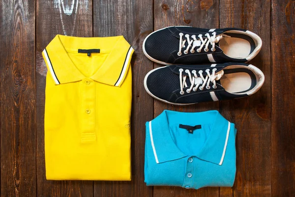 Men's set : polo and running shoes
