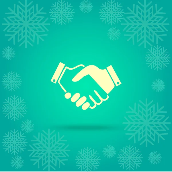Business handshake icon