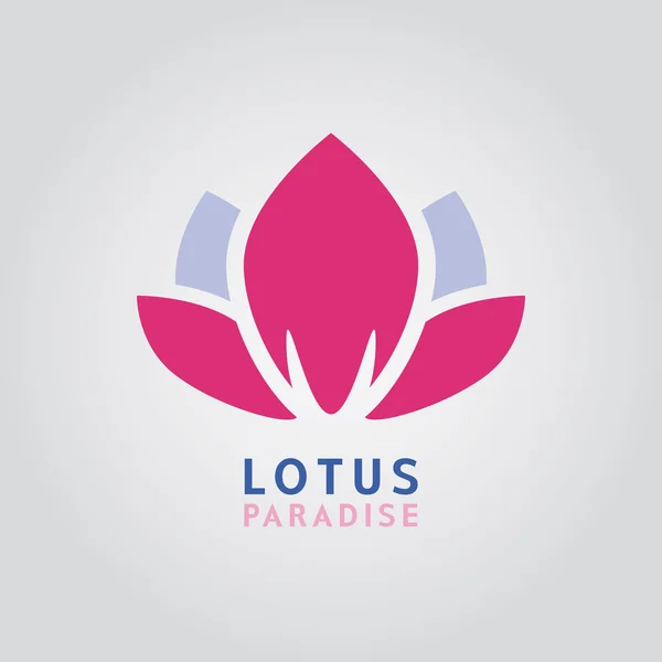 Flower icon. Lotus logo