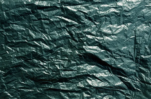 Cyan plastic bag texture.