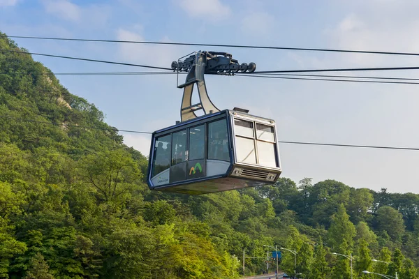 SEOUL,South Korea - MAY 24:cable car to N Seoul Tower. MAY 24, 2