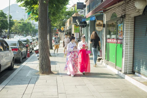 KOREA, SOUTH KOREA - May 21 : Korea street on May 21,2016 in Seo