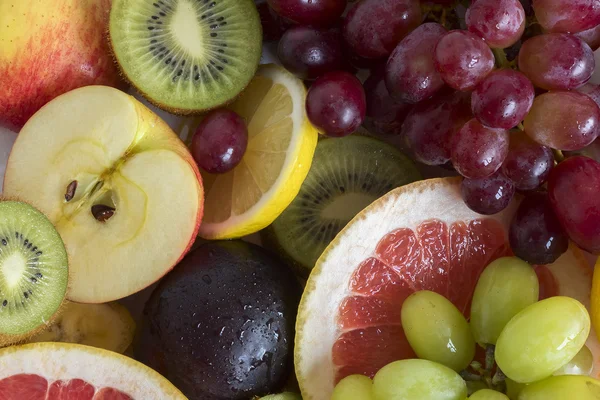 Fruit slices close-up