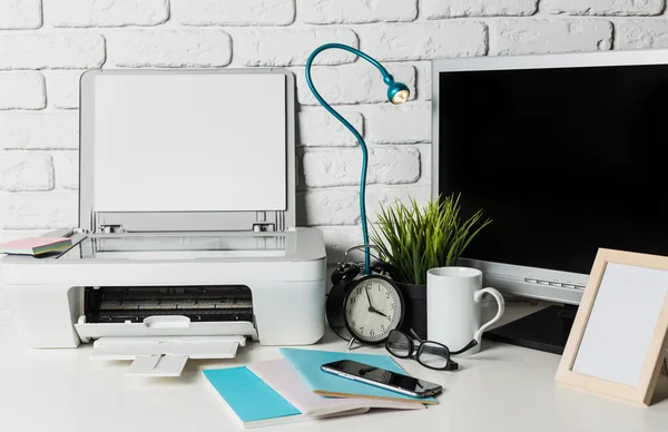 Laptop and printer