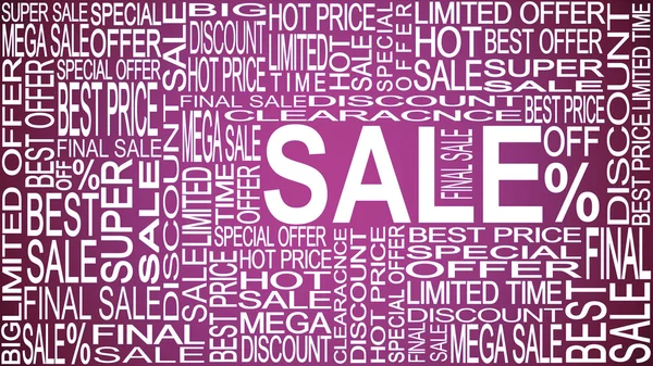 Sale words. Sales promotional. Store Sale concept.