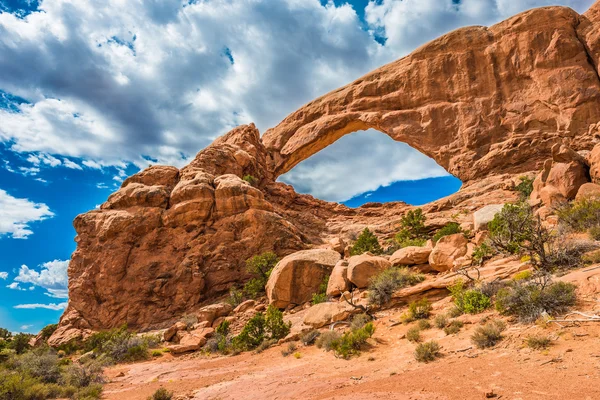 One window arch in national park