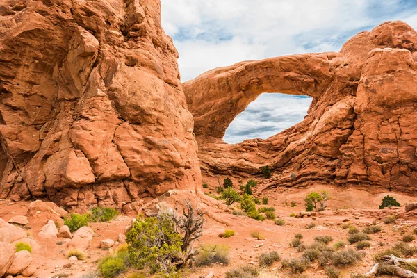 One window arch in national park