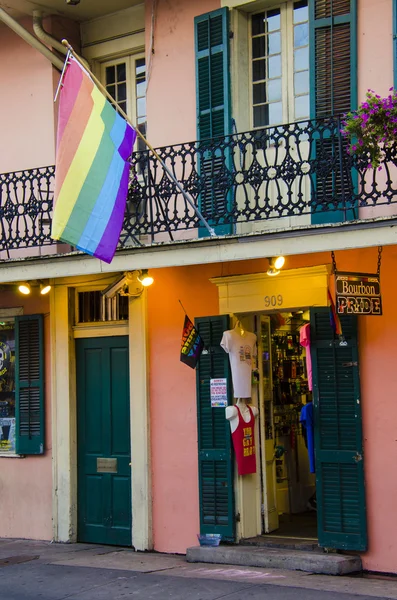 Bourbon Pride shop in the French Quarter on Bourbon Street, New Orleans
