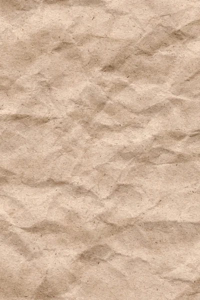 Recycle Beige Kraft Paper Coarse Crumpled Grunge Texture