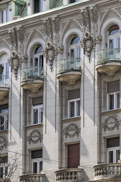 Facades of Belgrade - Former Russian Czar Restaurant Building Detail