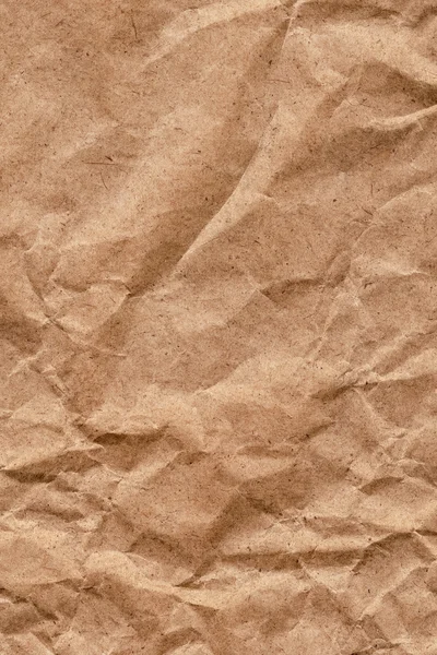 Brown Recycle Kraft Paper Bag Crumpled Grunge Texture Sample