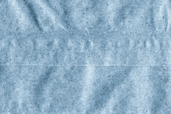 Recycle Blue Kraft Paper Bag Crumpled Grunge Texture Detail