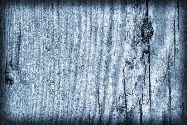 Old Knotted Weathered Cracked Rotten Wood Stained Blue Vignette Grunge Texture