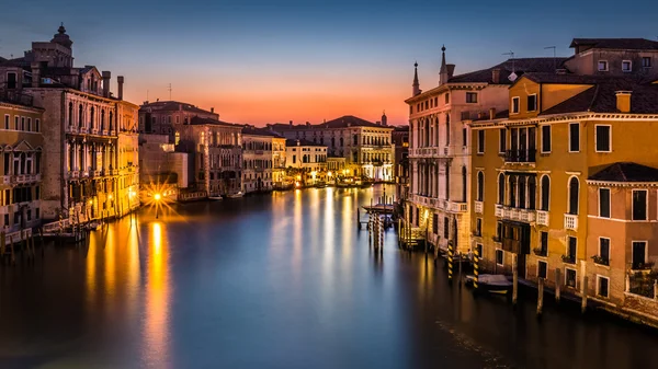 Grand Canal at dusk in Venice