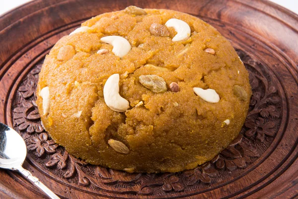 Moong Dal Halwa - a sweet dish from India, Indan Sweet Halwa made from Moong Dal, moong dal sweet sheera or shira cooked in pure ghee