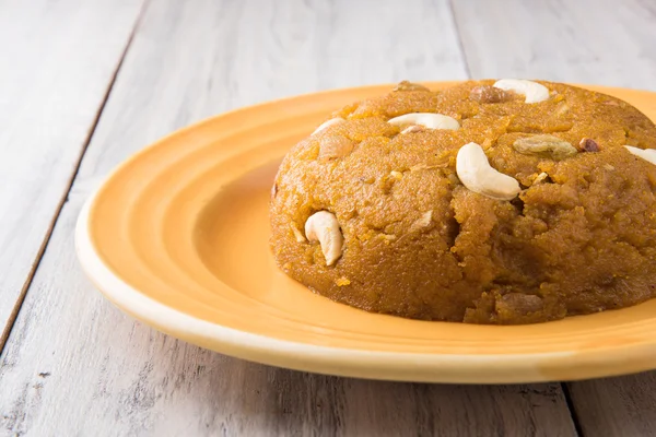 Moong Dal Halwa - a sweet dish from India, Indan Sweet Halwa made from Moong Dal, moong dal sweet sheera or shira cooked in pure ghee