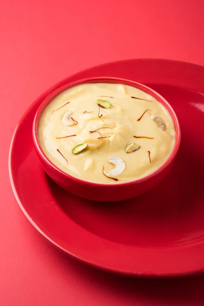 Indian dessert or indian sweet Shrikhand, made up of strained yogurt or chakka, popular in maharashtra and gujrat, kesar shrikhand, is a popular side dish as well tastes great with puri or chapati