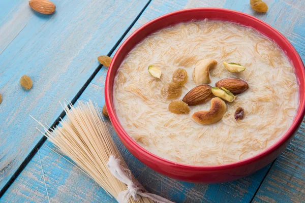 Sweet Kheer or khir payasa, gil-e-firdaus, fereni also known as Sheer Khurma Seviyan, popular sweet dish