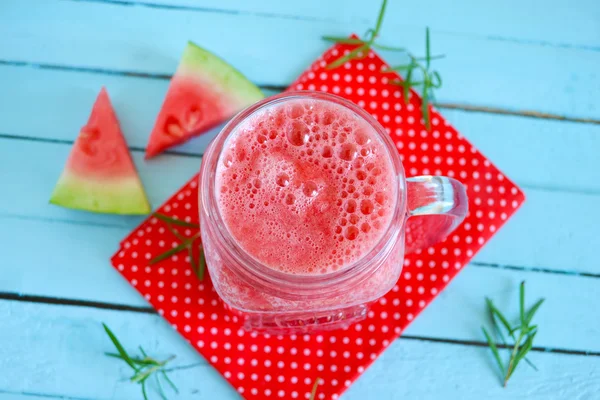 Summer cool drink, juice of watermelon with space for text