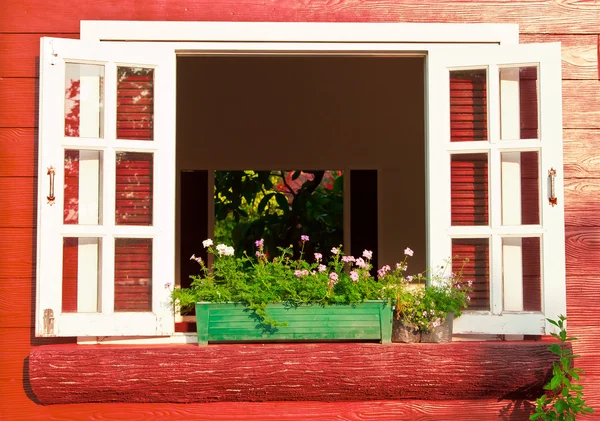 Window with flower box