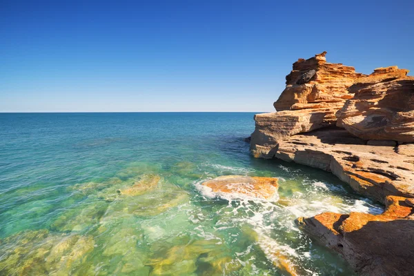 Red coastal cliffs at Gantheaume Point, Broome, Western Australi