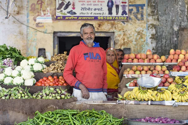 Pushkar street vendor.